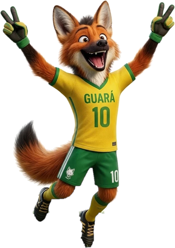 Craque Guará, mascote do canal